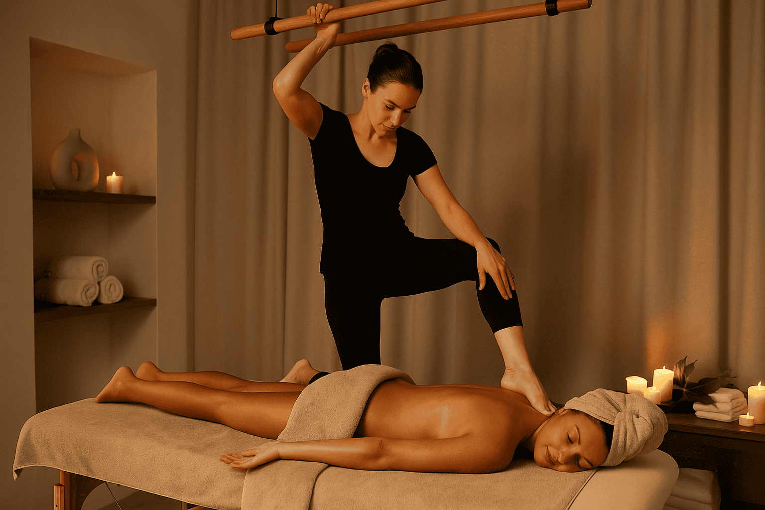 Ashiatsu Massage Explained: Barefoot Therapy at Paradise Massage Matawan NJ