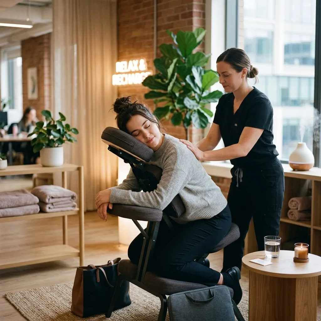 Why a Quick Chair Massage Near Me Will Change the Way You Tackle Your Workday