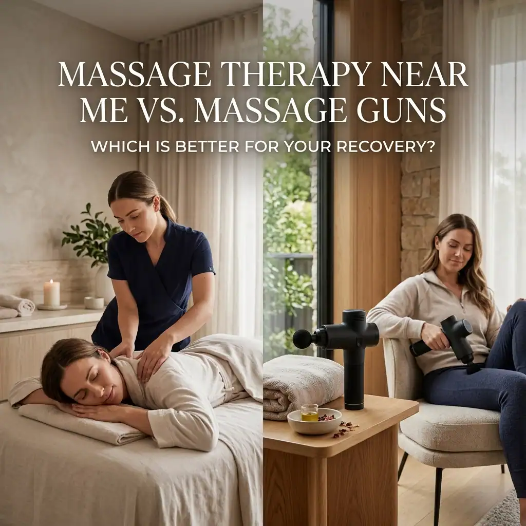 Massage Therapy Near Me Vs. Massage Guns: Which Is Better For Your Recovery?
