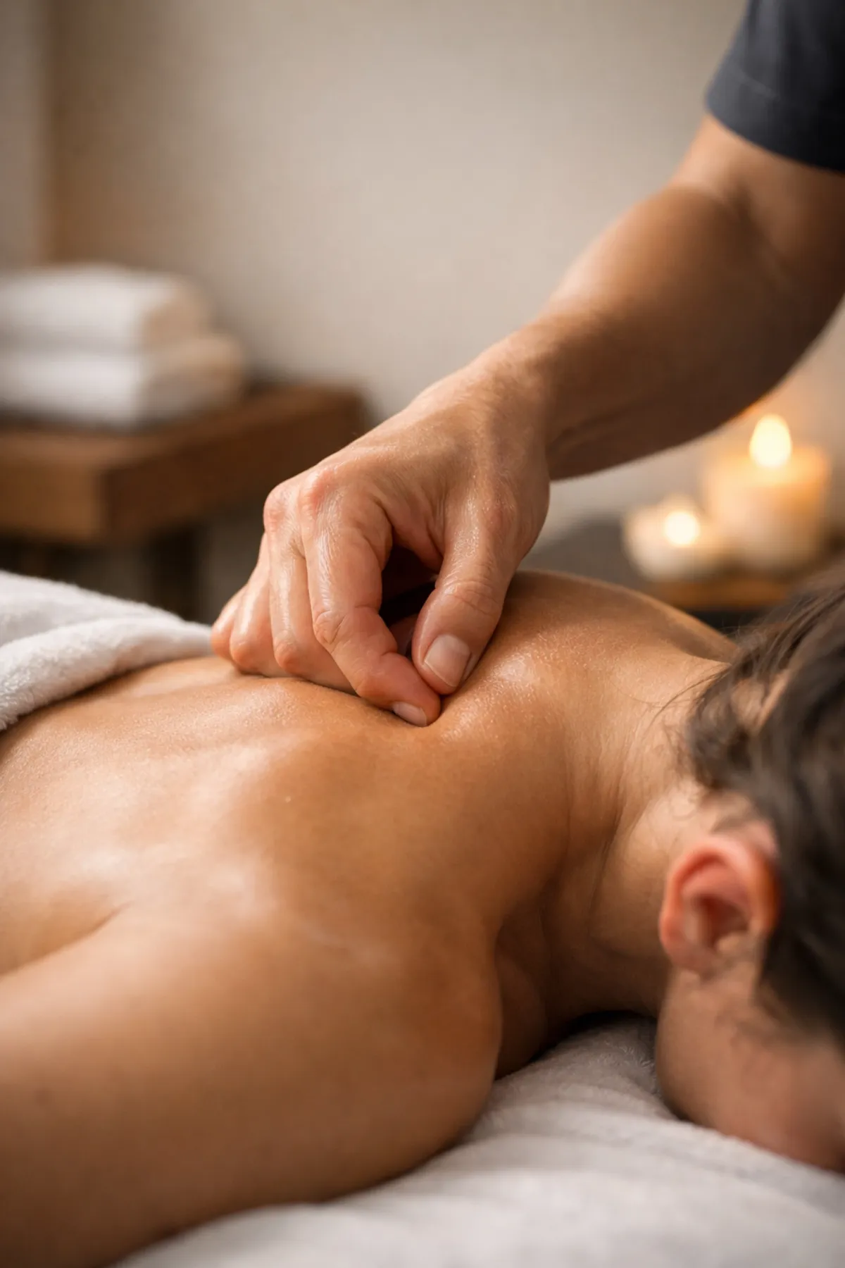 Professional therapist providing the best massage in Matawan by targeting muscle adhesions for recovery.