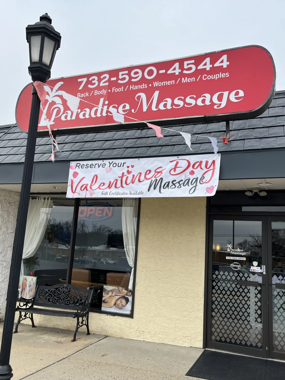 Paradise Massage Storefront